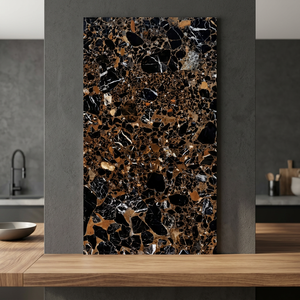 Wholesale Stone Black 800x1600mm High Gloss Porcelain Floor Wall Tiles Best Collection From India - Product Image 4