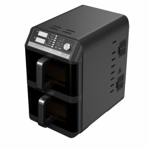 หม้อทอดไร้น้ำมันแบบสองช่อง พร้อมระบบควบคุมอุณหภูมิอิสระ หน้าจอสัมผัส เครื่องใช้ไฟฟ้าในครัวเรือนระดับพรีเมียม - Product Image 4