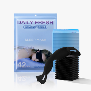 42 Piezas/Caja OEM ODM, Máscara de Ojos Desechable Personalizada <span class=keywords><strong>para</strong></span> <span class=keywords><strong>Dormir</strong></span>, Máscara de Ojos <span class=keywords><strong>para</strong></span> <span class=keywords><strong>Dormir</strong></span> con Bloqueo de Luz - Product Image 1