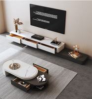 Einzigartiges Design Stein-Knochen-Intarsien Moderner Ovaler Couchtisch Langlebige Robuste Struktur für Wohnzimmer Heim-Möbel im Angebot