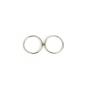 Double <b>Ring</b> Magic <b>Circle</b> 3.5Cm Silver Automatic Spinning Magic Trick Prop For Magic Performance - Product Image 2