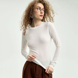 <span class=keywords><strong>Camiseta</strong></span> <span class=keywords><strong>interior</strong></span> de manga larga con capa base de <span class=keywords><strong>lana</strong></span> merina Lyocell para <span class=keywords><strong>mujer</strong></span> - Product Image 1