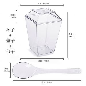 Gobelet à dessert en plastique PET écologique jetable à paroi simple transparent de haute qualité de 5 oz - Product Image 5