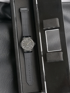 Bán buôn sang trọng của người đàn ông tùy chỉnh cơ khí đồng hồ da đen dây đeo sáng con trỏ quay số hiển thị phiên bản giới hạn cửa sổ kính - Product Image 3