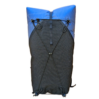 Sac à dos de trekking extérieur en nylon imperméable personnalisé avec logo, populaire, confortable pour le camping et les voyages