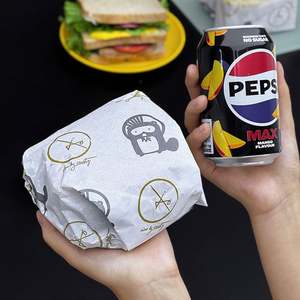 Food Grade Eco-Friendly Greaseproof <b>Paper</b> with PE Coating for Cake <b>Burger</b> Bread Baking-Custom Logo & Personalized Design - Product Image 3