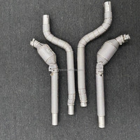 Pipa Stainless dengan sistem knalpot katalis untuk mercedes-benz C63 AMG W204 6.2LDownpipe