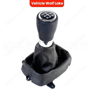 Palanca de cambios de cuero de 5 velocidades para coche, marca Vehicle Wolf Lake, para Honda Accord VIII 8 MK8 2008-2014 - Product Image 3