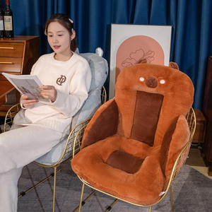 Oreiller de soutien lombaire Capybara en gros d'usine jouet de <span class=keywords><strong>coussin</strong></span> en peluche pour tête de lit canapé voiture couette avec remplissage en coton PP - Product Image 3