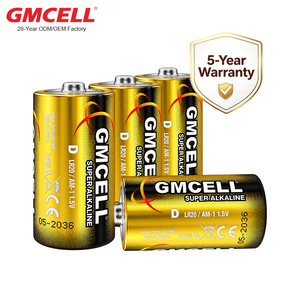 Paquete de 4 Pilas Alcalinas Tipo D de 1.5V, Celdas D de Larga Duración para Herramientas Eléctricas - Product Image 1