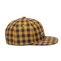 Gorra de Béisbol Retro 2026 con Diseño de Cuadros Buffalo, Visera Plana, 6 Paneles, Bordado en Relieve, Estilo Urbano Hip Hop, Unisex, Casual, Ajustable, con Logotipo Personalizado
