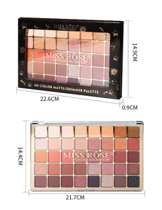 Miss rose – palette d'ombres à paupières, kit de maquillage, 40 couleurs, <span class=keywords><strong>les</strong></span> nudes, maquillage, 24 heures d'autonomie - Product Image 5
