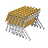 Pieds de Table pliables et personnalisés, meubles de salle de réunion, bureau de formation, cadre de Table pour Center d'apprentissage