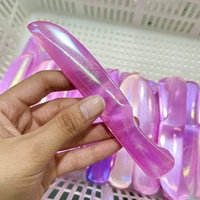 Vente en gros cristal naturel Quartz galvanoplastie Aura Flash Selenite couteau Dagger Stiletto pour décor