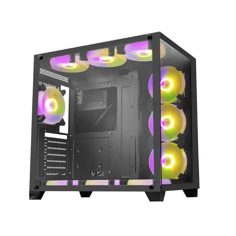 Manmu Aangepaste Gamer Pc Case Atx Cpu Kast Behuizing Desktop Full Tower Computer Cases Torens