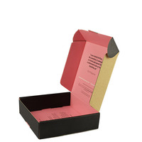 Emballage personnalisé en matériaux recyclés, boîte d'expédition en carton ondulé, boîte à chaussures en papier kraft, logo, emballage pour chaussettes et vêtements