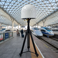 Système de défense anti-drone fixe, portée de 10 km, dispositif d'identification de drone à bande complète avec interception vidéo FPV et balayage