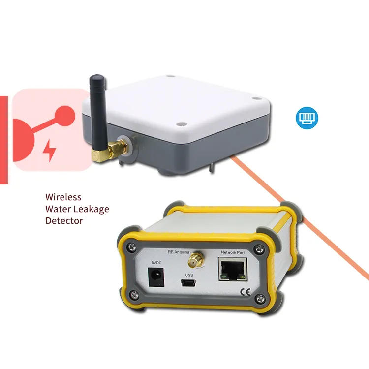 ใช้ในบ้าน Iot ไร้สายน้ำรั่วปลุกเครื่องตรวจจับน้ำรั่วตรวจสอบเซ็นทรัลปลุกซอฟแวร์การตรวจสอบ