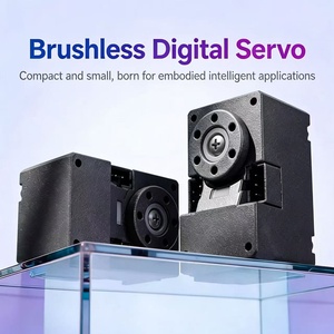 Servomoteur numérique sans balais J288 avec double encodeur absolu, couple élevé, engrenages en acier et boîtier en aluminium pour la robotique et les modèles RC - Product Image 1