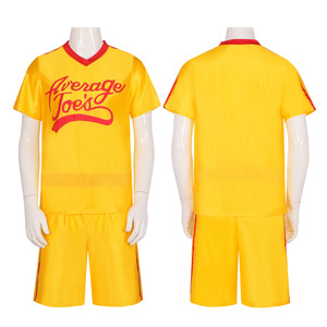 Halloween Gimnasio Hombres Adultos Amarillo Deportes Crazy Dodgeball Disfraz Conjuntos 2017 - Product Image 1