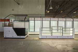 מותאם אישית זכוכית מדף ארון חנות Showcase אורות חנות קמעונאית ריהוט סין תצוגת מקרה הקמעונאי הוויטרינה ארון תצוגת עיצוב - Product Image 3