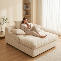Meistverkauftes Komprimiertes Schaumstoffsofa Ohne Montagebedarf Cordstoff Vakuumkomprimiertes Schlafsofa Lounge-Couch Schlafcouch