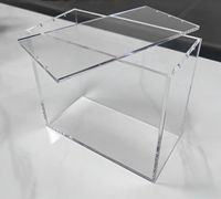 Boîte de présentation en acrylique transparente moderne anti-UV 99% ETB, boîte en acrylique transparente magnétique pour Pokémon Elite Trainer Box pour vitrine