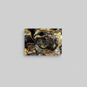 Impresión en Lienzo de Mármol Dorado Brillante: Elegante Obra de Arte con Tinta de Alcohol, ARTE EN VIDRIO TEMPLADO - Product Image 2