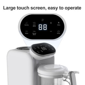 Procesador de alimentos para bebés <span class=keywords><strong>6</strong></span> en 1 con cesta de vapor, cocina y molienda automática, control de pantalla táctil, vaporizador para bebés y licuadora - Product Image 3