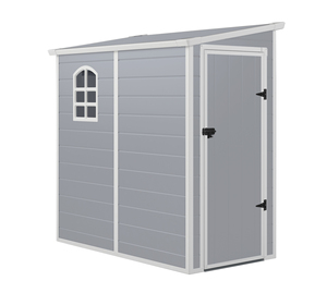 Auvent <span class=keywords><strong>de</strong></span> <span class=keywords><strong>jardin</strong></span> en résine <span class=keywords><strong>de</strong></span> protection contre les UV, toit en casse, 3.53m2 - Product Image 4
