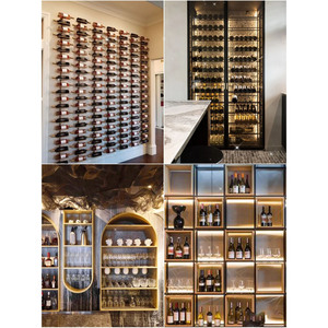 Luxury Custom Top Quality Wooden Whisky Bar Cabinet For Home