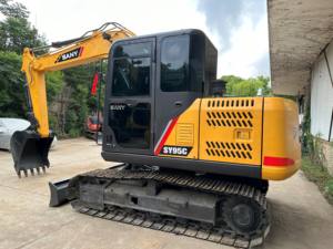 Pelleteuse sur chenilles SANY SY95C d'occasion en bon état SY75C SY135C SY155C Pelleteuse de haute qualité Le plus grand fournisseur à Shanghai - Product Image 5