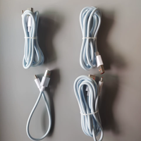 Câble de données tressé double Type-C 120W PD à charge rapide compatible avec iPhone/Huawei/Oppo/Xiaomi