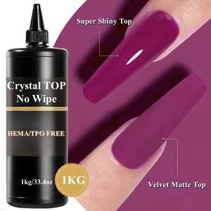 Gel Base y Top Coat <span class=keywords><strong>de</strong></span> Goma sin HEMA ni TPO, Brillo <span class=keywords><strong>Diamante</strong></span> para Uñas UV, Calidad <span class=keywords><strong>de</strong></span> Salón, al por Mayor en Formato a Granel <span class=keywords><strong>de</strong></span> 500 g, 1000 g y 1 KG - Product Image 6