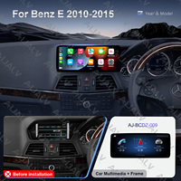 Nouvel Arrivage Écran Multimédia 12,3 pouces Android Auto sans fil CarPlay Radio DVD pour Mercedes-Benz Classe E 10-15 Kits de Cadre de Tableau de Bord RHD