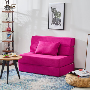 Materasso Pieghevole, Divano Letto Pieghevole, Topper Materasso in Schiuma ad Alta Densità da 4 Pollici, Letto Portatile per Ospiti con Rivestimento Rimovibile e Lavabile - Product Image 4