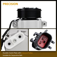 AC Compressor for Clutch Compatible for 2006-2010 DODGE RAM 1500,RAM 2500,RAM 3500,RAM 4500,RAM 5500,2500,3500