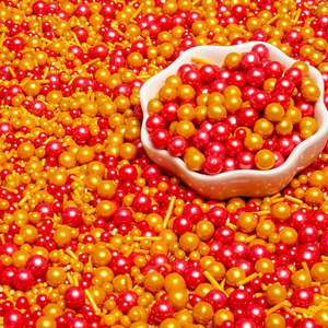 China Zhejiang Sugar Pearl <strong>Vegan</strong> Cake Edible <strong>Sprinkles</strong> Mix Solid Bakery Decoration Ingredients for Ice Cream Bulk Packaging Bag - Product Image 3