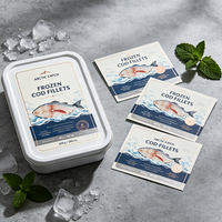 Étiquettes en feuille d'or personnalisées TEDDY FSC, vinyle transparent, adhésif en rouleau, étiquettes d'emballage alimentaire, étiquettes d'emballage pour poissons