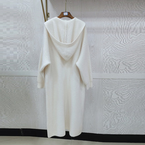 <span class=keywords><strong>Cardigan</strong></span> <span class=keywords><strong>di</strong></span> fascia alta in maglia lunga con cappuccio in <span class=keywords><strong>cotone</strong></span> 100% per le donne autunno inverno cappotto Casual morbido maglione capispalla - Product Image 4