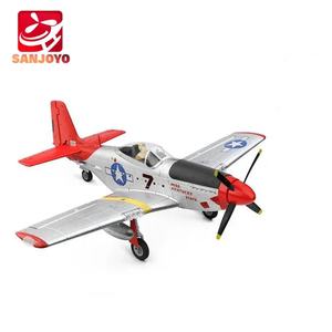 Avion RC en mousse EPP 2023 SJY-A280 P51 2.4G avec moteur brushless, gyroscope 3D 6G, cascades, télécommande LED 4 canaux - Product Image 2