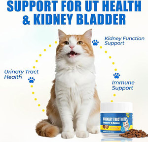 OEM/ODM Friandises à mâcher molles <span class=keywords><strong>pour</strong></span> la santé <span class=keywords><strong>urinaire</strong></span> des chats, canneberges, antioxydants, <span class=keywords><strong>probiotiques</strong></span>, riches en protéines, sans céréales, soutien rénal + supplément - Product Image 4