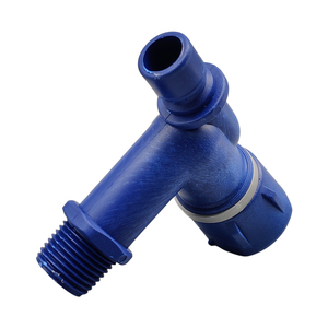 2026 New Design Squared <b>Handle</b> Blue Plastic Water Tap Abs Wall Mounted Faucet - Product Image 6