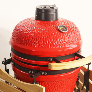 <span class=keywords><strong>Barbecue</strong></span> Kamado en céramique 19 pouces pour camping et extérieur, fumoir, vente en gros directe usine chinoise - Product Image 3