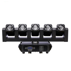 Jiechuang Five-Head Moving Head <b>Light</b> Full Color Beam Stage Lighting For Club KTV Disco Party - Product Image 1
