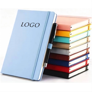Wholesale Promotional A5 Leather <b>Notebooks</b> for Business Customizable Gift <b>Sets</b> with Logo Printing Available - Product Image 1