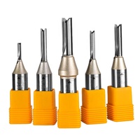 Fraise droite Arden à 2 dents en TCT, queue de 1/2 pouce, pour CNC, pour le rainurage et le fraisage de bois, MDF, aggloméré, OEM ODM