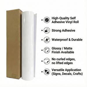 Vinilo Autoadhesivo de PVC Impermeable, Ecológico y Duradero, Rollo de Vinilo con Superficie Brillante/Mate, Material para Pósteres Publicitarios para Exteriores, Midiya - Product Image 1