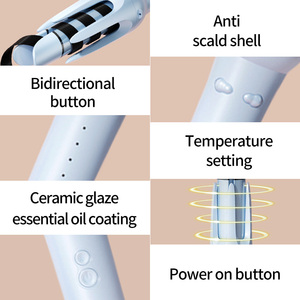 Xbh Tự Động Tóc Ép Tóc <span class=keywords><strong>Curler</strong></span> Hoán Đổi Cho Nhau 3 Trong <span class=keywords><strong>1</strong></span> Xoay Curling Sắt Chuyên Nghiệp Di Động Sóng Curling Sắt Bộ - Product Image 3