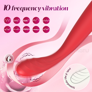 Vibromasseur point G pour femmes Pleasure10 Modes de stimulation Vibromasseur doigt Stimulateur sexuel <span class=keywords><strong>seins</strong></span> clitoris Clitoris Sex Toys pour femme - Product Image 2